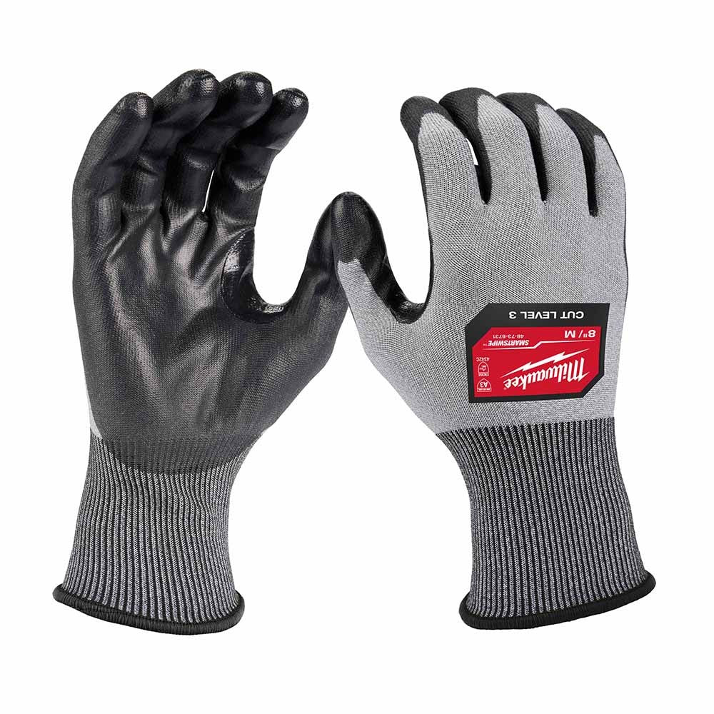 Milwaukee 48-73-8731B High Dexterity A3 Polyurethane Dipped Gloves - Medium