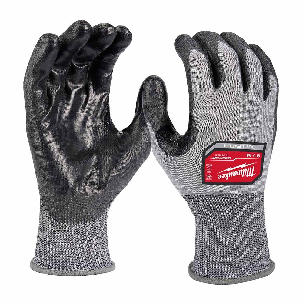 Milwaukee 48-73-8741B High Dexterity A4 Polyurethane Dipped Gloves - Medium