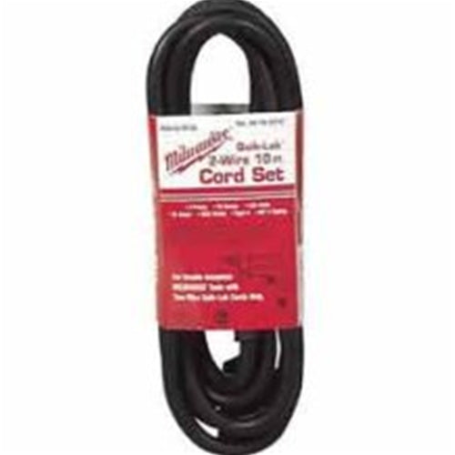 Milwaukee 48-76-5110 Quik-Lok 10-Foot 2 Wire Double Insulated Cord with Twist Lock