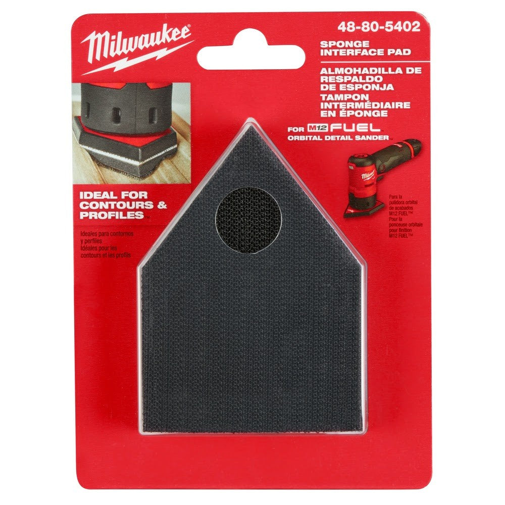 Milwaukee 48-80-5402 Sponge Interface Pad for M12 FUEL Orbital Detail Sander