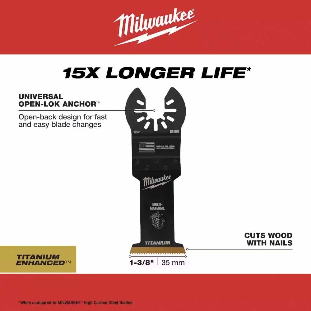 Milwaukee 49-10-9920 Oscillating Multi-Tool Blade Kit (20-Piece)
