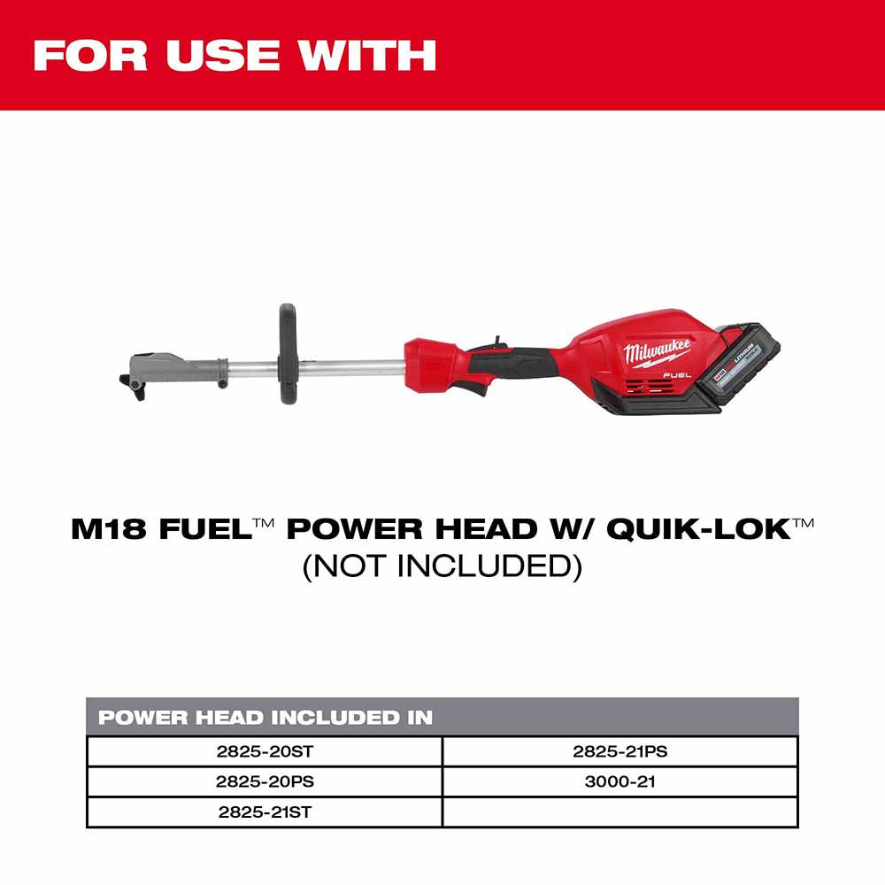 Milwaukee 49-16-2740 M18 Fuel Quik-Lok Rubber Broom Attachment