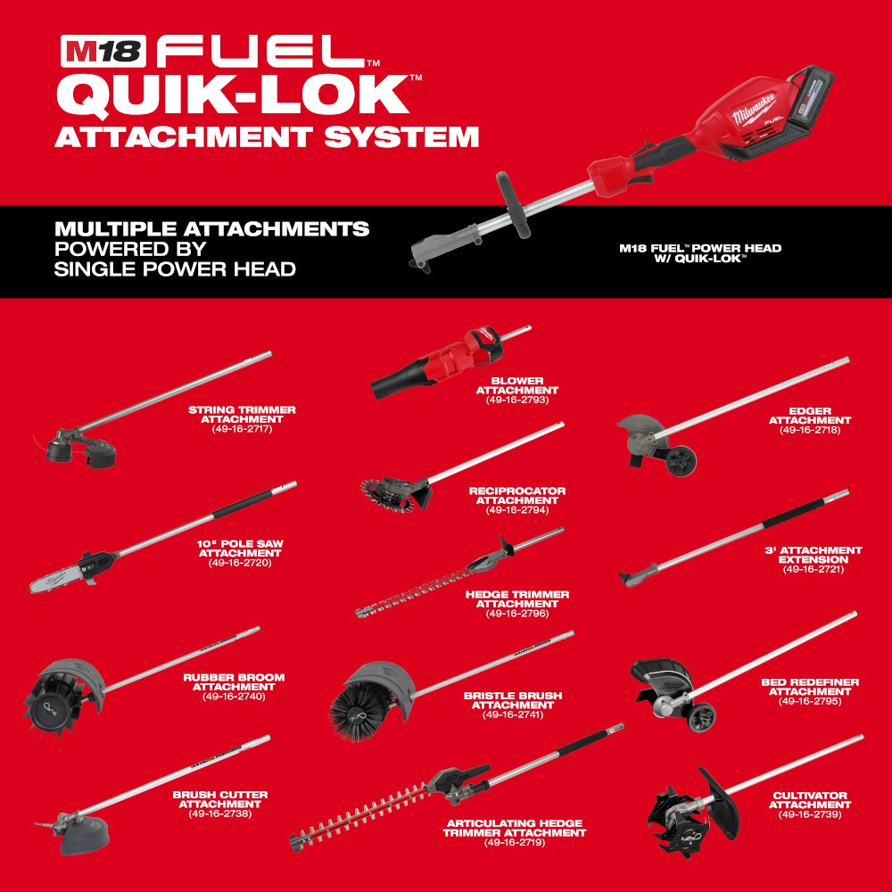 Milwaukee 49-16-2793 M18 FUEL QUIK-LOK Blower Attachment