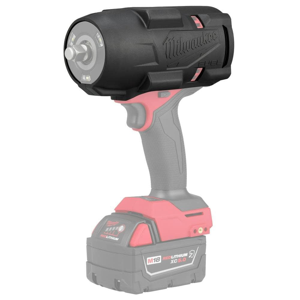 Milwaukee 49-16-2967 M18 FUEL 1/2" High Torque Impact Wrench w/ Friction Ring Protective Boot
