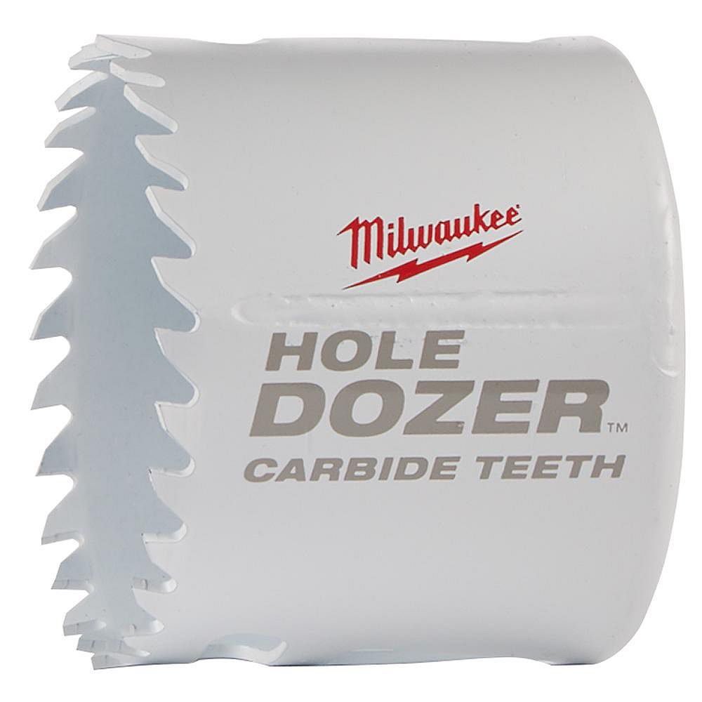 Milwaukee 49-56-0726 2-3/8" Hole Dozer with Long Life Carbide Teeth Hole Saw