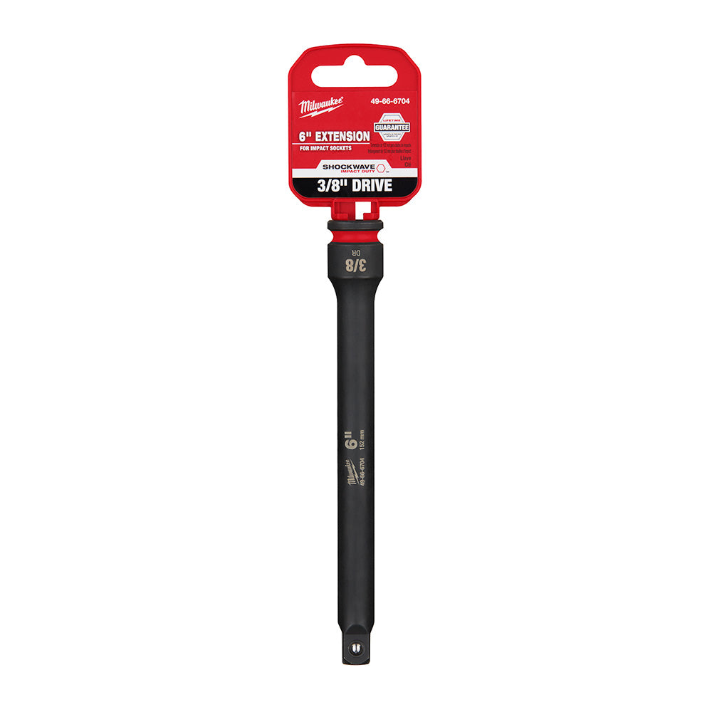 Milwaukee 49-66-6704 SHOCKWAVE Impact Duty™  3/8" Drive 6" Extension