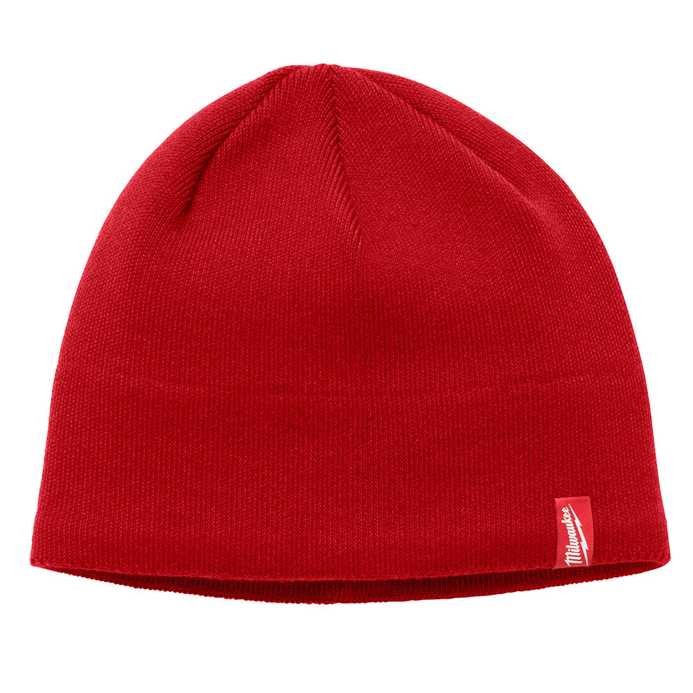 Milwaukee 502R Fleece Lined Knit Hat - Red