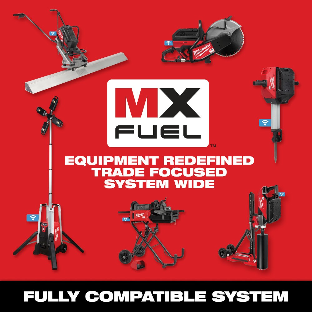 Milwaukee MXF324-2HD MX FUEL 24" Walk-Behind Edging Trowel Kit
