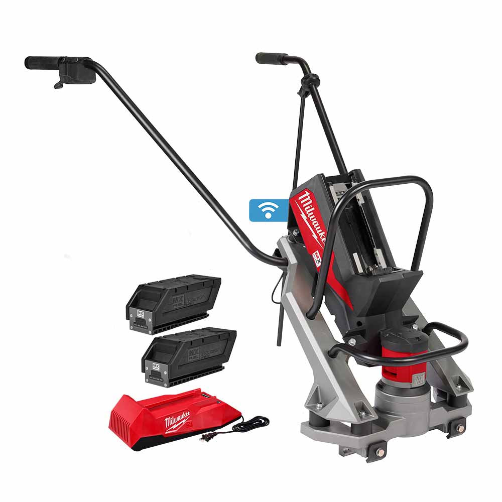 Milwaukee MXF381-2CP MX FUEL Push-Start Vibratory Screed Kit w/ Two Batteries and Charger