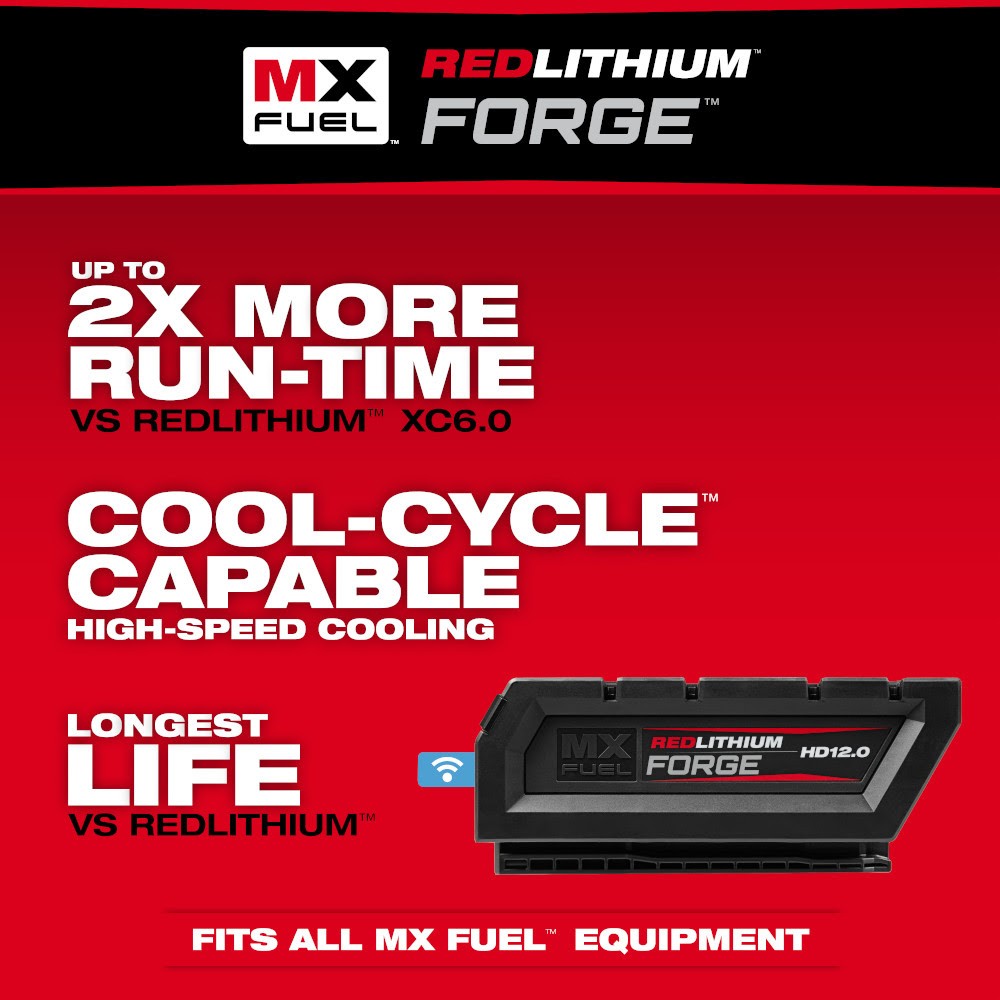Milwaukee MXFHD812 MX FUEL  REDLITHIUM FORGE HD12.0 Battery Pack