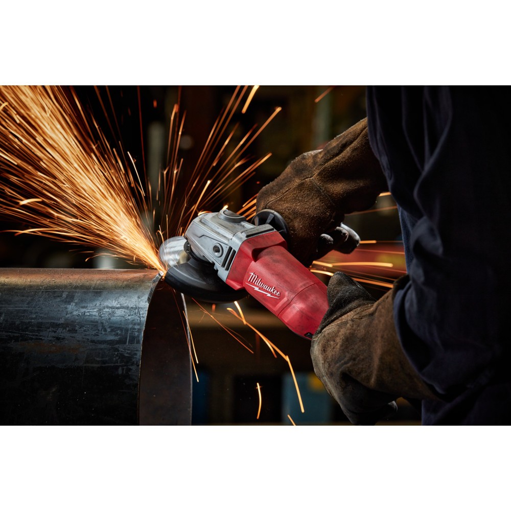 Milwaukee 6142-31 4-1/2" 11A Small Angle Grinder, Overload Protection